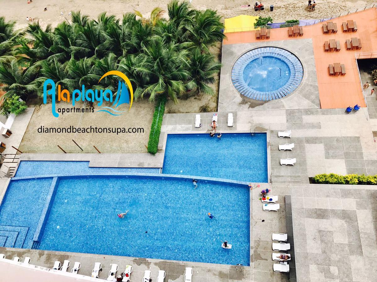 Resort Playa Azul Departamentos Frente Al Mar Tonsupa Exterior foto